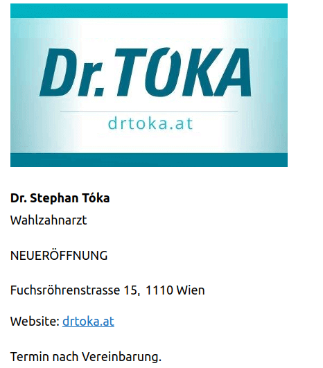 Dr. Toka in Wien