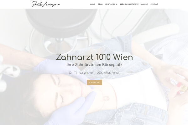 Zahnarztpraxis Website Referenz